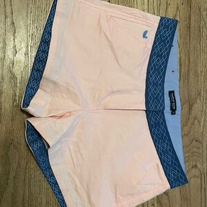 Southern marsh  Women's Pink and Blue Shorts‎